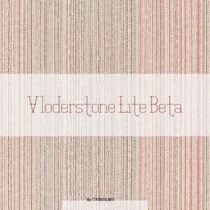 Vloderstone Lite Beta example